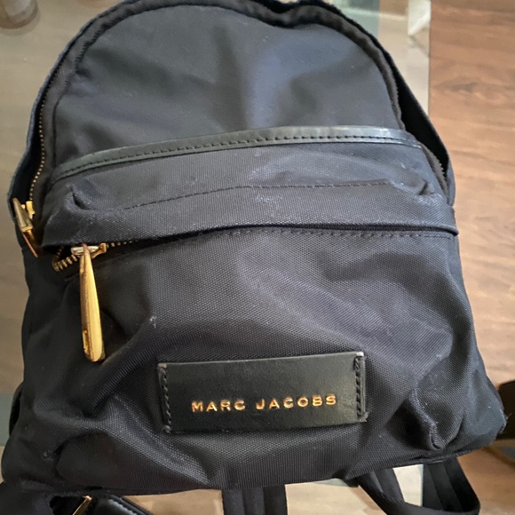 Marc Jacobs Varsity Mini Black Backpack - Picture 1 of 8